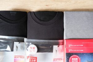 ヒートテック　生地の素材感