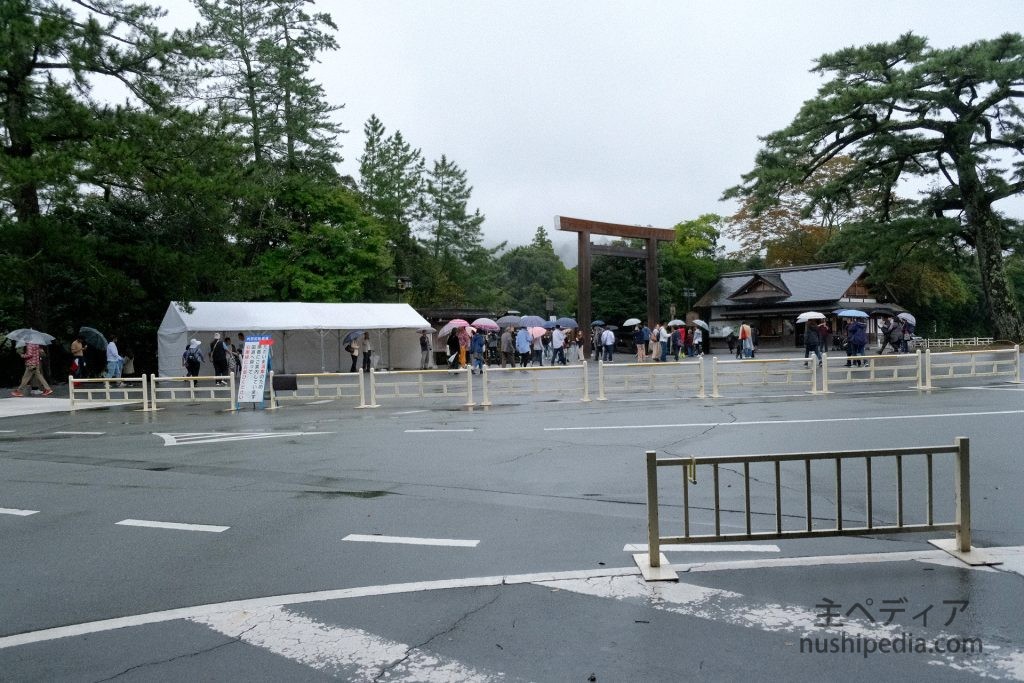 伊勢街道と鳥居